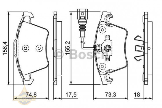 Bosch Колодки тормозные дисковые BOSCH 0 986 494 203 - Картинка 4