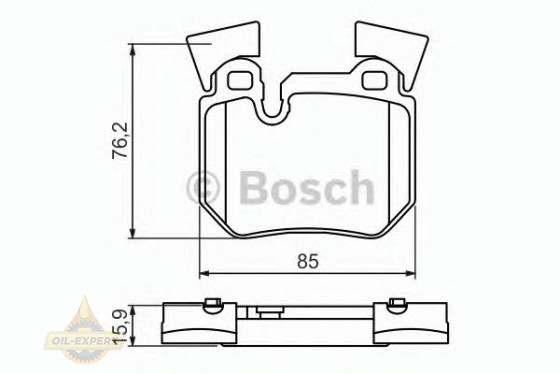 Bosch Колодки тормозные дисковые BOSCH 0 986 494 421 - Картинка 2