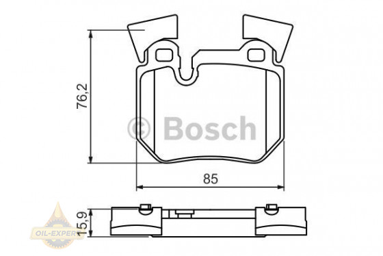 Bosch Колодки тормозные дисковые BOSCH 0 986 494 421 - Картинка 1