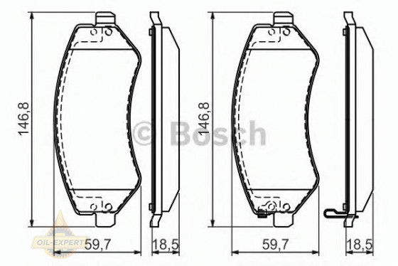 Bosch Колодки тормозные дисковые BOSCH 0 986 494 357 - Картинка 7