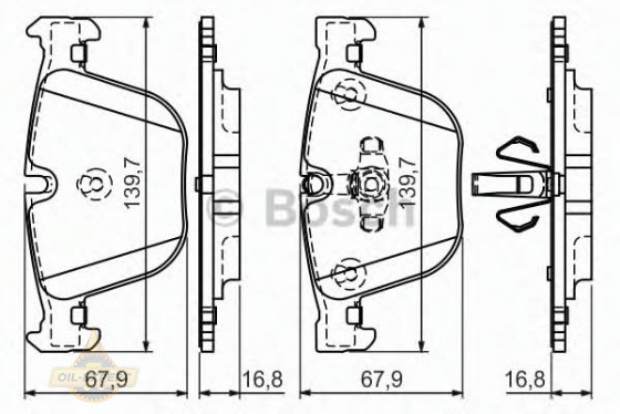Bosch Колодки тормозные дисковые BOSCH 0 986 494 339 - Картинка 2