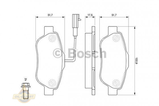 Bosch Колодки тормозные дисковые BOSCH 0 986 494 114 - Картинка 7