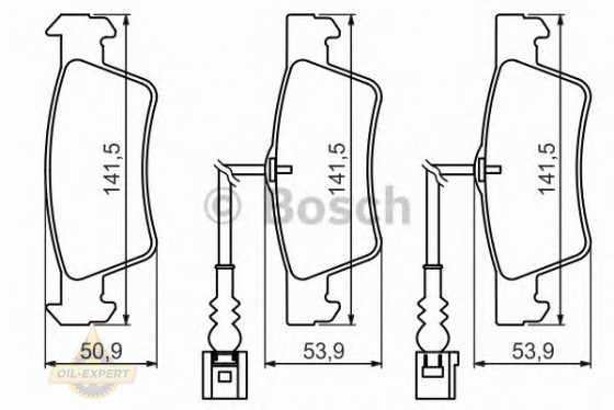 Bosch Колодки тормозные дисковые BOSCH 0 986 494 219 - Картинка 2
