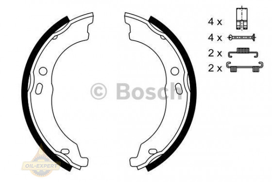 Bosch Колодки тормозные барабанные BOSCH 0 986 487 726 - Картинка 4