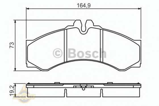 Bosch Колодки тормозные дисковые BOSCH 0 986 424 832 - Картинка 5