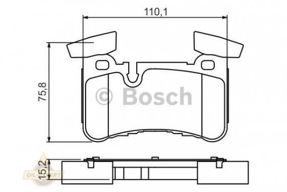 Bosch Колодки тормозные дисковые BOSCH 0 986 494 411 - Картинка 1