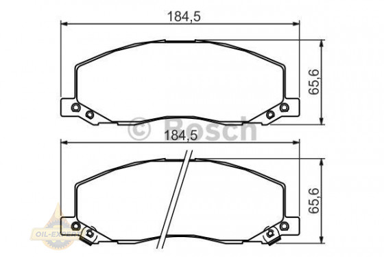 Bosch Колодки тормозные дисковые BOSCH 0 986 494 298 - Картинка 1