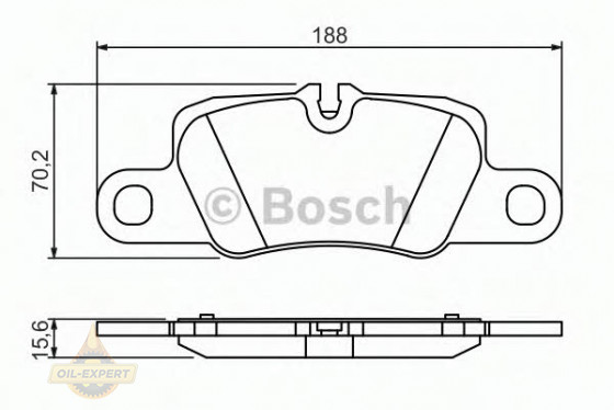 Bosch Колодки тормозные дисковые BOSCH 0 986 494 431 - Картинка 2