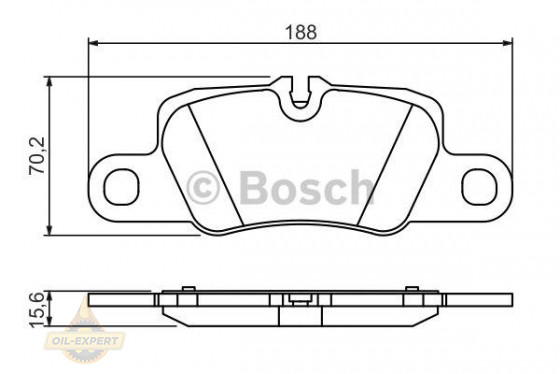 Bosch Колодки тормозные дисковые BOSCH 0 986 494 431 - Картинка 1