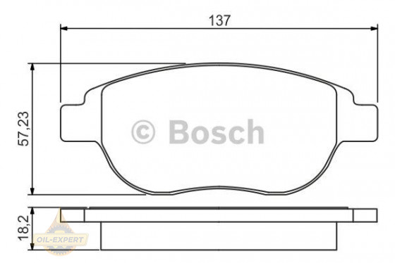 Bosch Колодки тормозные дисковые BOSCH 0 986 495 225 - Картинка 2