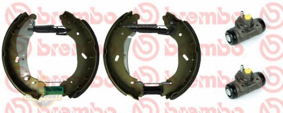 Brembo Колодки тормозные барабанные BREMBO K 56 017 - Картинка 1