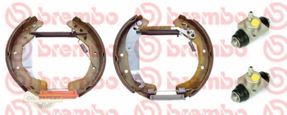 Brembo Колодки тормозные барабанные BREMBO K 59 038 - Картинка 1