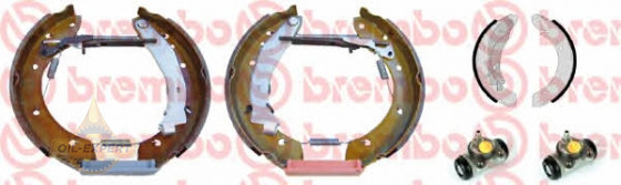 Brembo Колодки тормозные барабанные BREMBO K 61 068 - Картинка 1