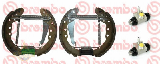 Brembo Колодки тормозные барабанные BREMBO K 85 032 - Картинка 1