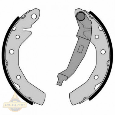 Brembo Колодки гальмівні барабанні BREMBO S 10517 - Заображення 1