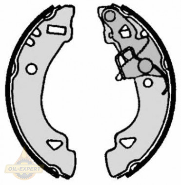 Brembo Колодки тормозные барабанные BREMBO S 23 512 - Картинка 1
