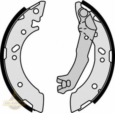 Brembo Колодки тормозные барабанные BREMBO S 30 510 - Картинка 1
