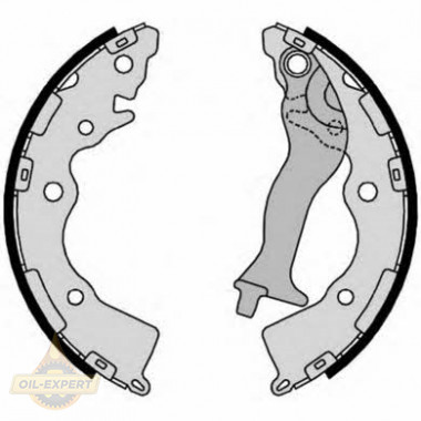 Brembo Колодки гальмівні барабанні BREMBO S 30 524 - Заображення 1