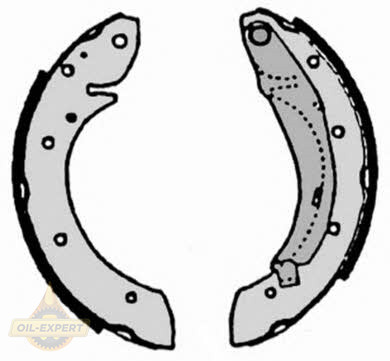 Brembo Колодки тормозные барабанные BREMBO S 61 522 - Картинка 1