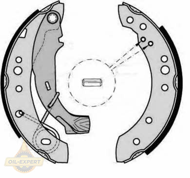 Brembo Колодки тормозные барабанные BREMBO S 61 526 - Картинка 1