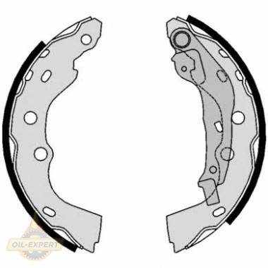 Brembo Колодки гальмівні барабанні BREMBO S 78 510 - Заображення 1
