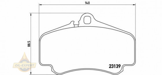 Brembo Колодки тормозные дисковые BREMBO 07.B314.16 - Картинка 1
