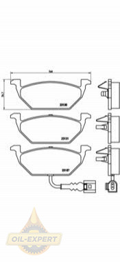 Brembo Колодки тормозные дисковые BREMBO 07.B314.53 - Картинка 1