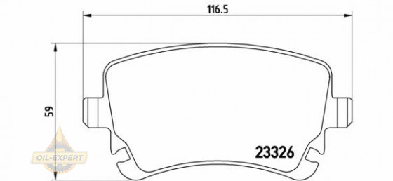 Brembo Колодки тормозные дисковые BREMBO 07.B315.00 - Картинка 1