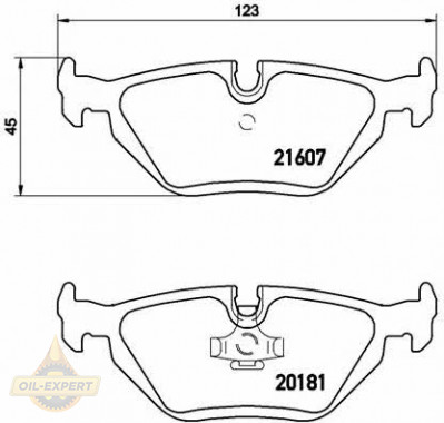 Brembo Колодки тормозные дисковые BREMBO P 06 013 - Картинка 1