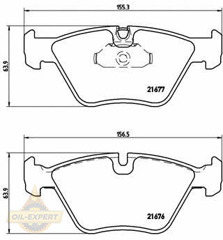 Brembo Колодки тормозные дисковые BREMBO P 06 022 - Картинка 1