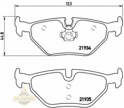 Brembo Колодки тормозные дисковые BREMBO P 06 025 - Картинка 1