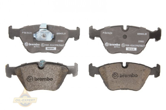 Brembo Колодки дискові гальмівні BREMBO P 06 043X - Заображення 1