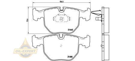 Brembo Колодки тормозные дисковые BREMBO P 06 048 - Картинка 1