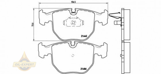 Brembo Колодки тормозные дисковые BREMBO P 06 048 - Картинка 2