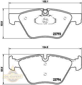 Brembo Колодки дискові гальмівні BREMBO P 06 057X - Заображення 1