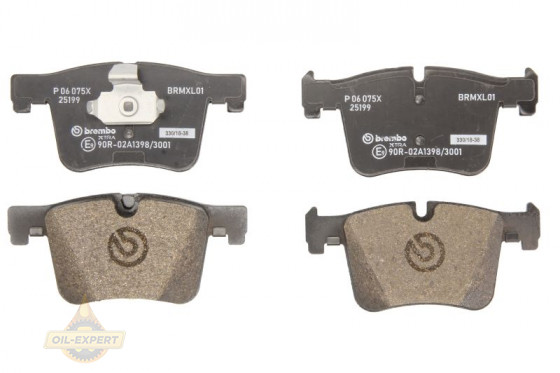 Brembo Колодки тормозные дисковые BREMBO P 06 075X - Картинка 1