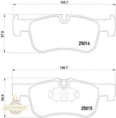 Brembo Колодки гальмівні дискові BREMBO P 06078 - Заображення 1
