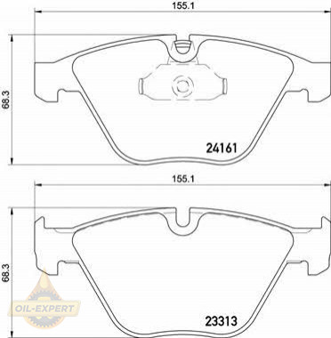 Brembo Колодки гальмівні дискові BREMBO P 06081 - Заображення 1