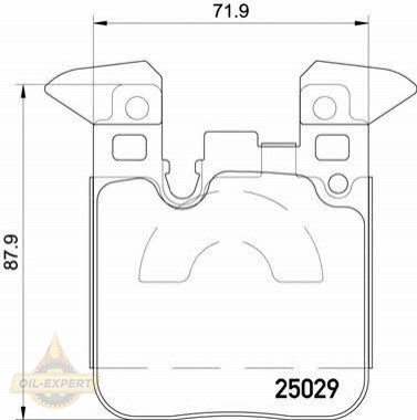 Brembo Колодки тормозные дисковые BREMBO P 06 087 - Картинка 1