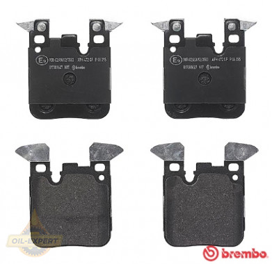 Brembo Колодки тормозные дисковые BREMBO P 06 095 - Картинка 2