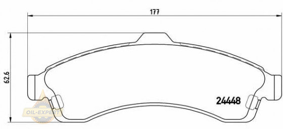 Brembo Колодки тормозные дисковые BREMBO P 10 009 - Картинка 1