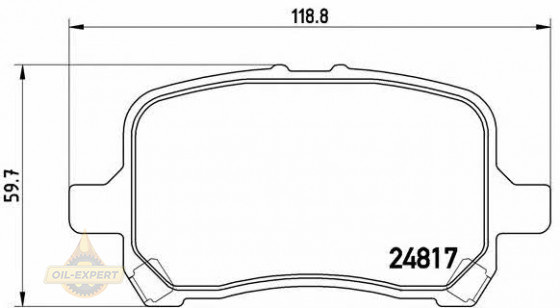 Brembo Колодки тормозные дисковые BREMBO P 10 014 - Картинка 2