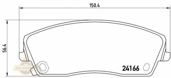 Brembo Колодки гальмівні дискові BREMBO P 11019 - Заображення 1