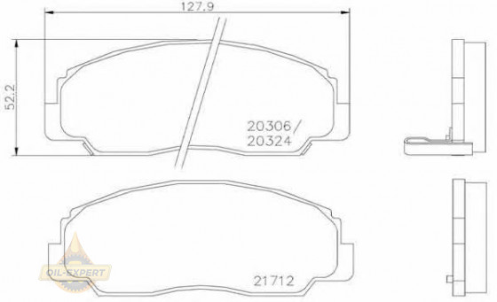 Brembo Колодки тормозные дисковые BREMBO P 16 012 - Картинка 1