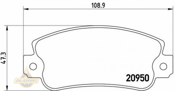 Brembo Колодки тормозные дисковые BREMBO P 23 021 - Картинка 1