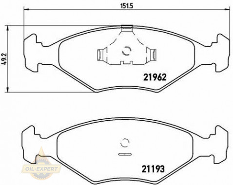 Brembo Колодки тормозные дисковые BREMBO P 23 055 - Картинка 1