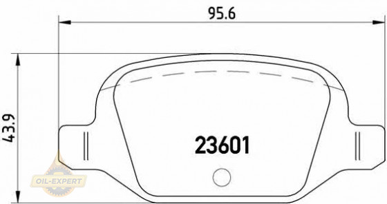 Brembo Колодки тормозные дисковые BREMBO P 23 064 - Картинка 1