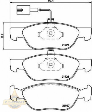 Brembo Колодки тормозные дисковые BREMBO P 23 070 - Картинка 1