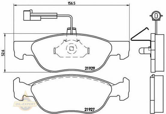 Brembo Колодки тормозные дисковые BREMBO P 23 071 - Картинка 1
