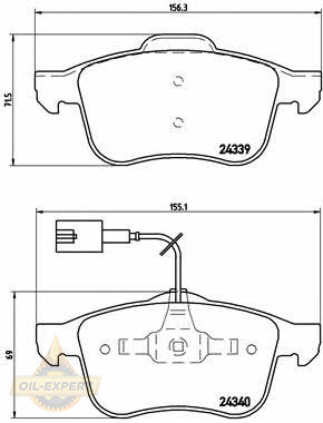 Brembo Колодки тормозные дисковые BREMBO P 23 103 - Картинка 1